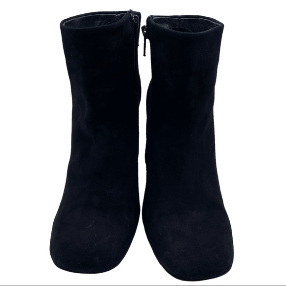 Free People Suede & Velour Colorblock Block Heel Ankle Boot Size 7.5 - Picture 5 of 15